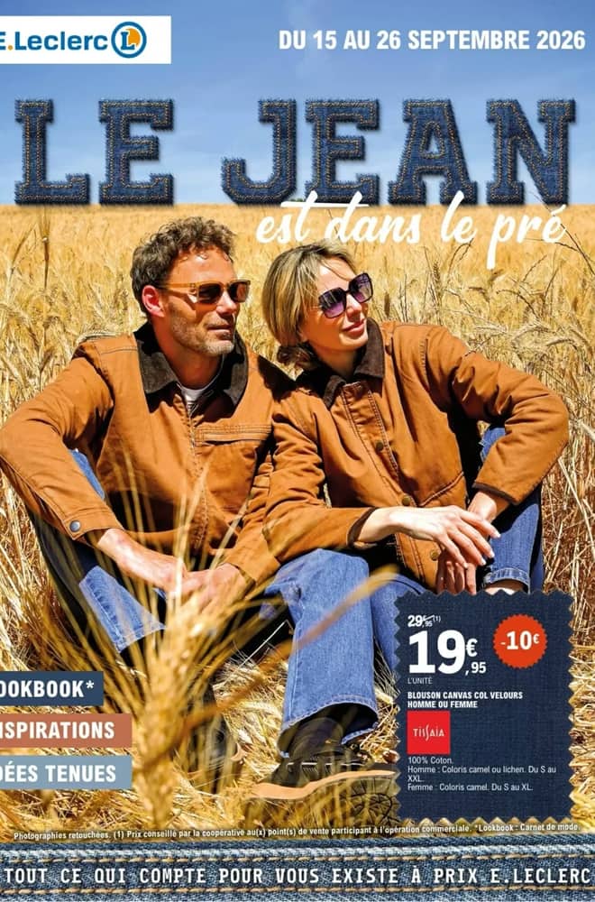 Couverture du catalogue E.Leclerc, valable 15–26 septembre 2026