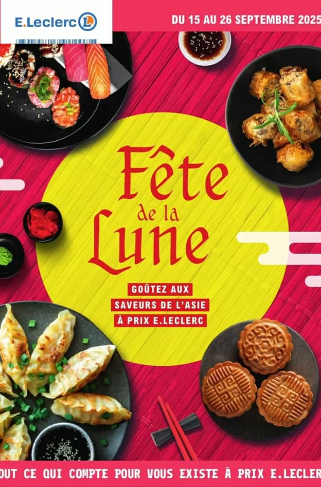 Couverture du catalogue E.Leclerc, valable 15–26 septembre 2026