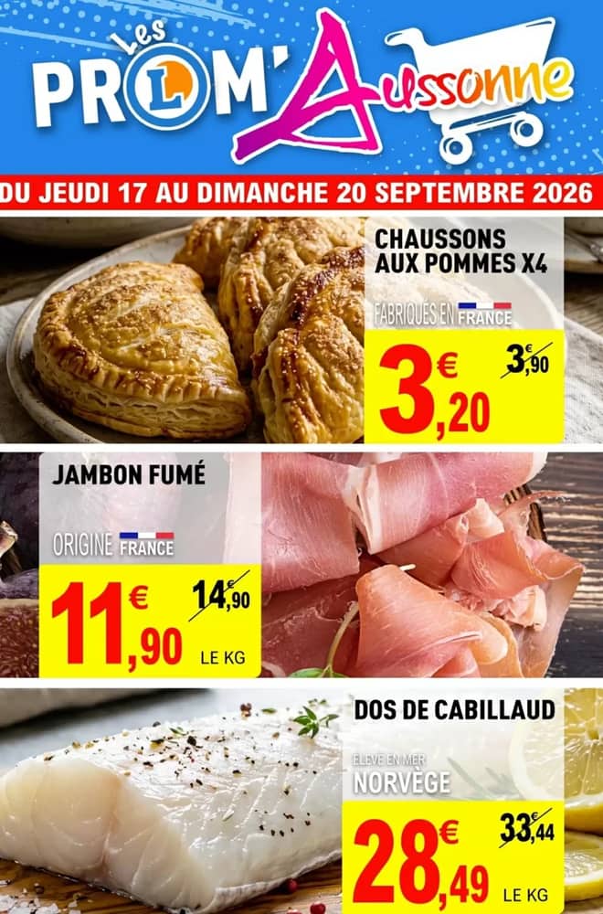 Couverture du catalogue E.Leclerc, valable 17–20 septembre 2026