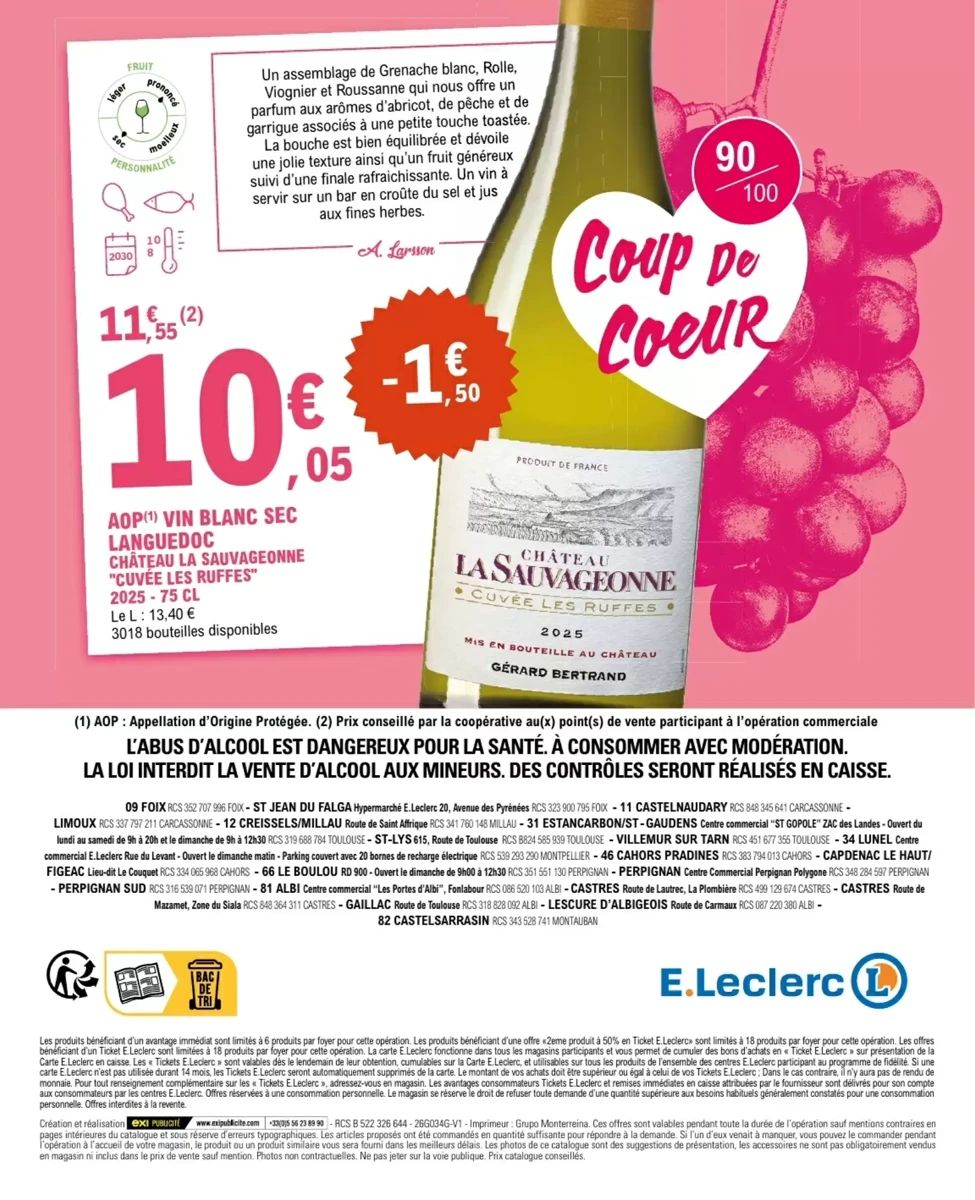 Catalogue E.Leclerc, page 84 sur 84