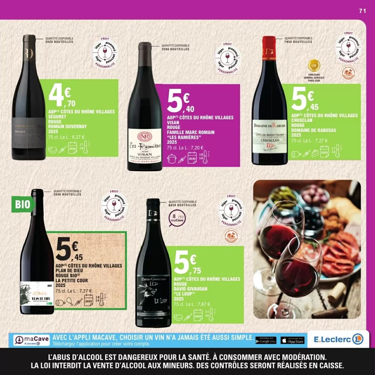 Catalogue E.Leclerc, page 71 sur 116