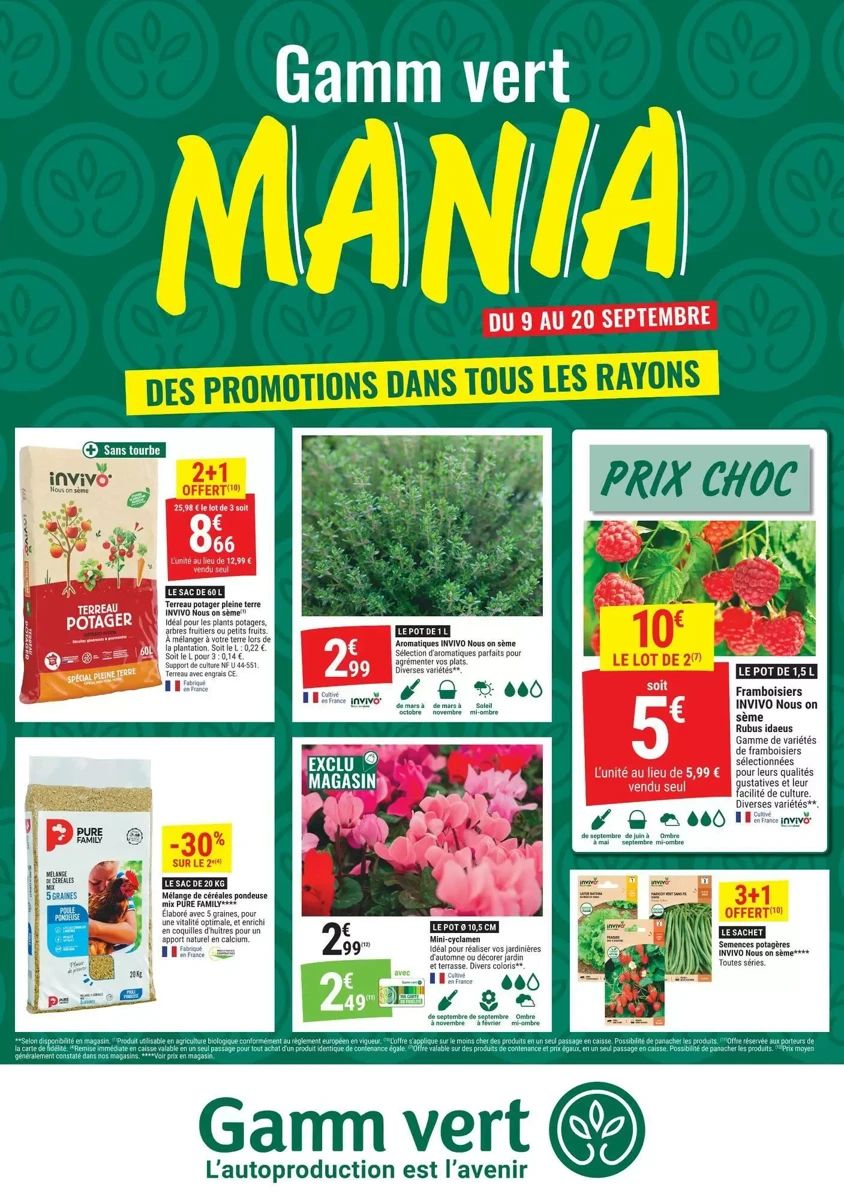 Catalogue Gamm Vert, page 1 sur 4