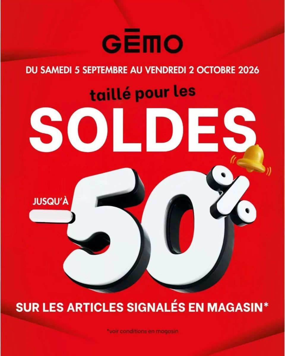 Catalogue Gemo, page 1 sur 1