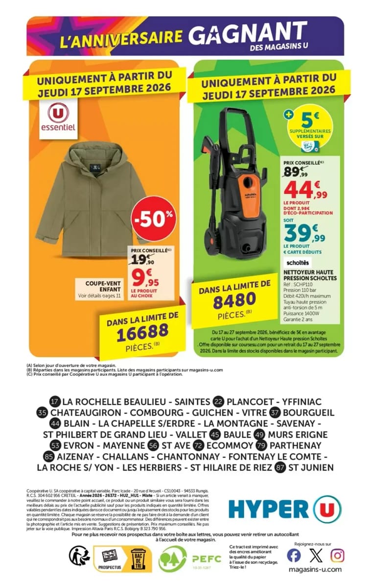 Catalogue Hyper U, page 52 sur 52