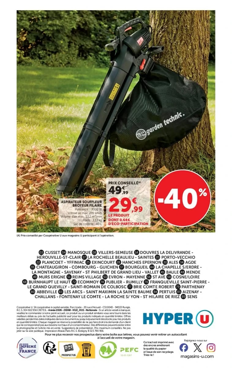 Catalogue Hyper U, page 24 sur 24