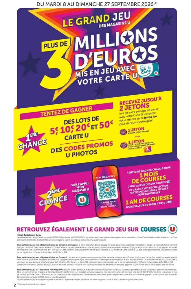 Couverture du catalogue Hyper U, valable 22 septembre 2026 – 4 octobre 2026