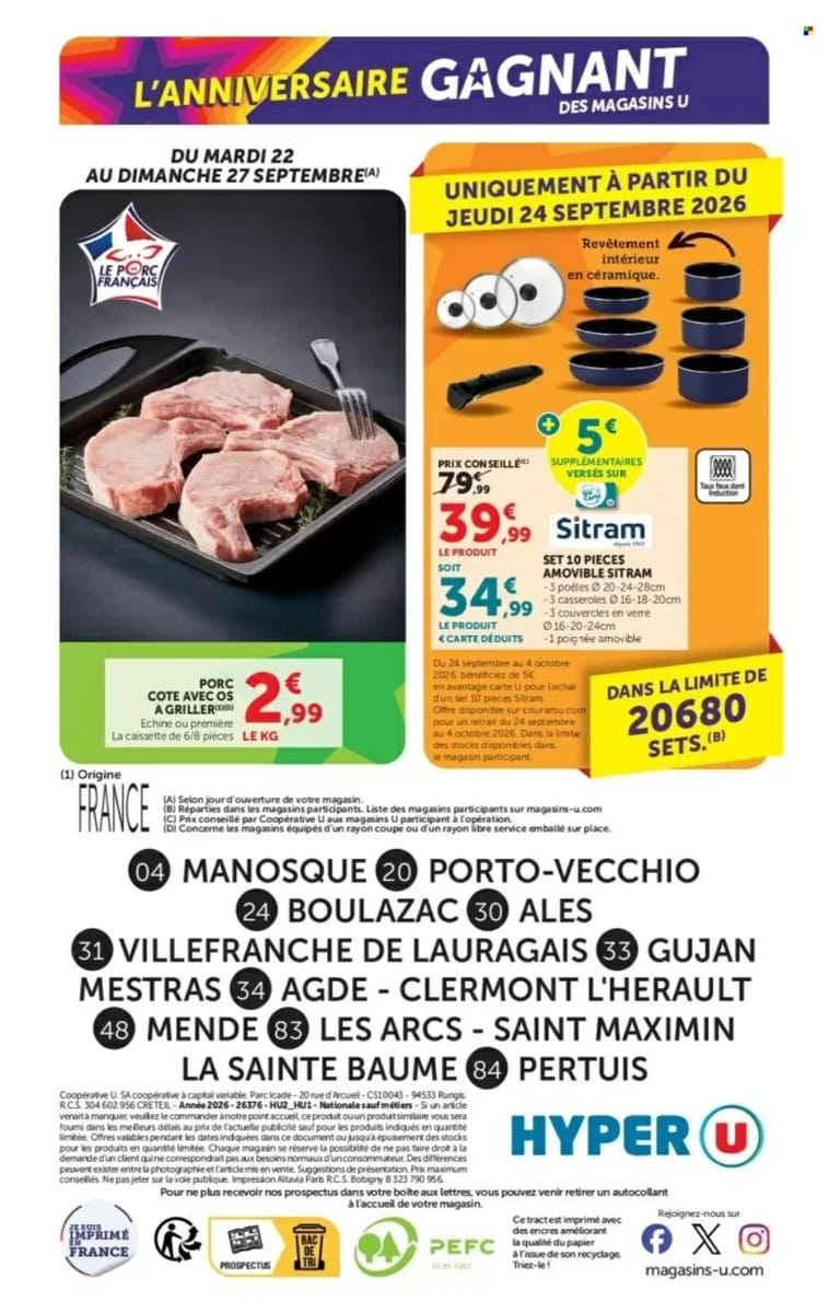 Catalogue Hyper U, page 40 sur 40