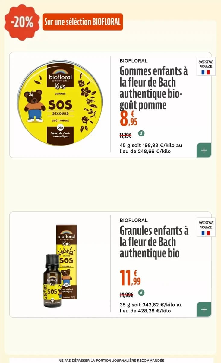 Catalogue La Vie Claire, page 34 sur 74