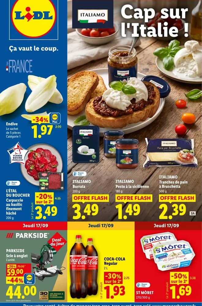 Couverture du catalogue Lidl, valable 17–23 septembre 2026