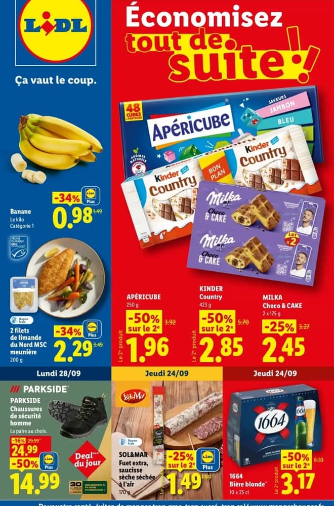 Couverture du catalogue Lidl, valable 24–30 septembre 2026