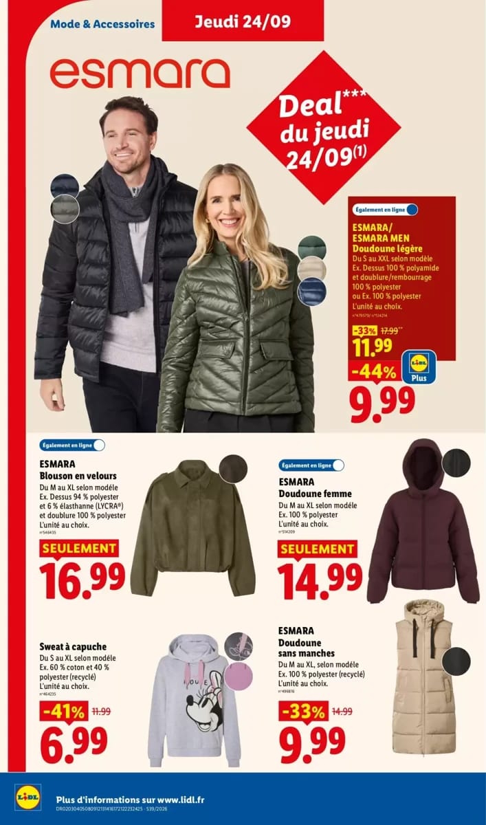 Catalogue Lidl, page 38 sur 62