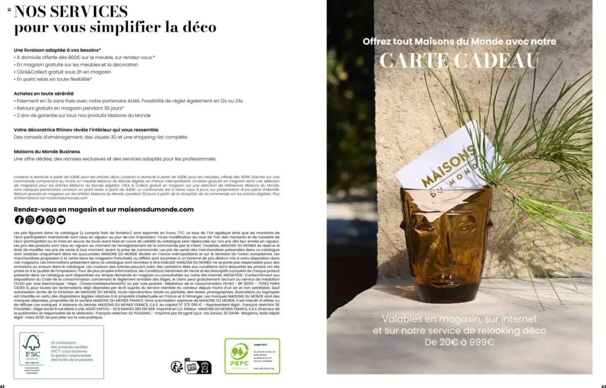 Catalogue Maisons du Monde, page 22 sur 23