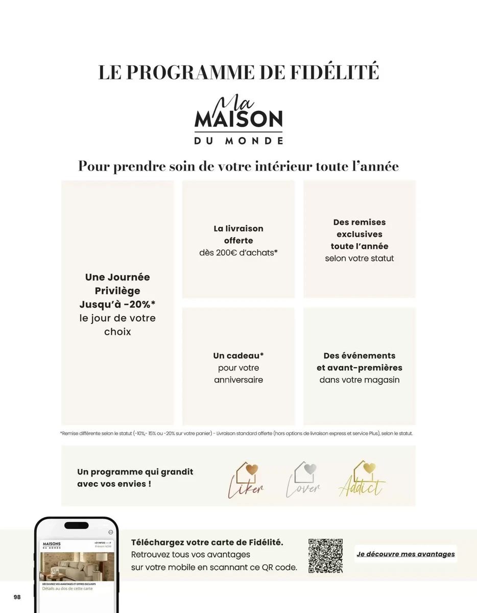 Catalogue Maisons du Monde, page 98 sur 102