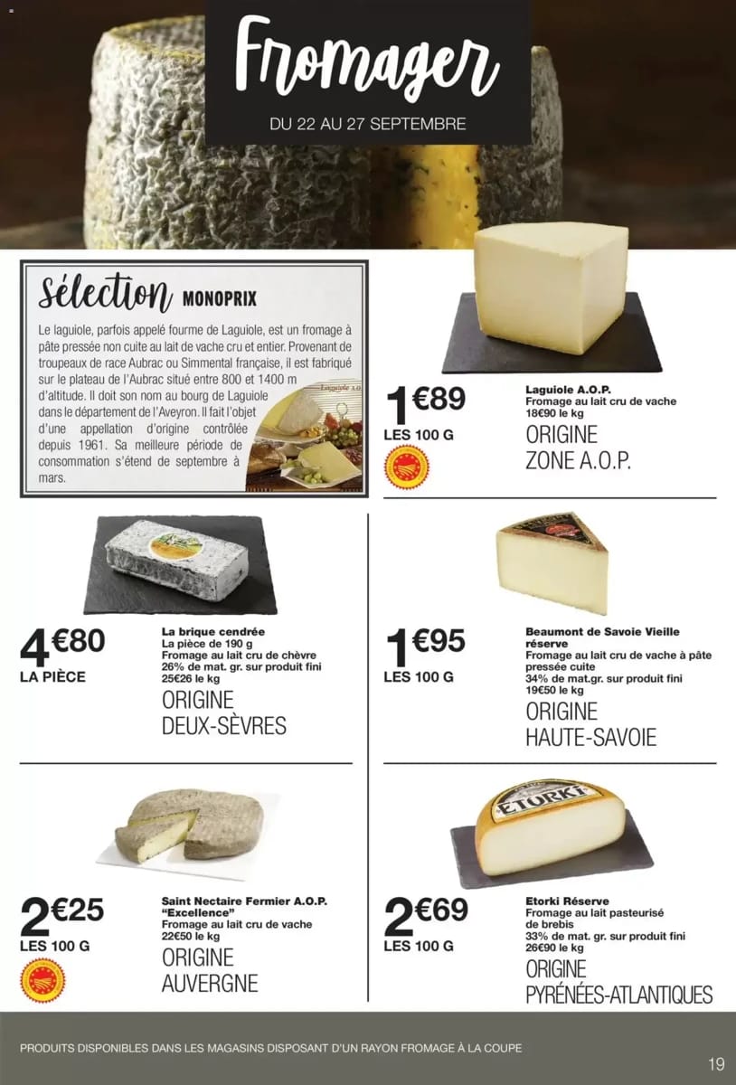 Catalogue Monoprix, page 19 sur 64