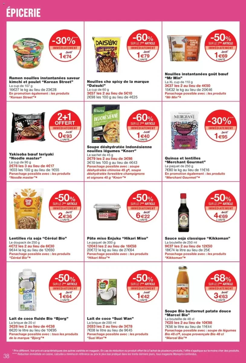 Catalogue Monoprix, page 38 sur 64