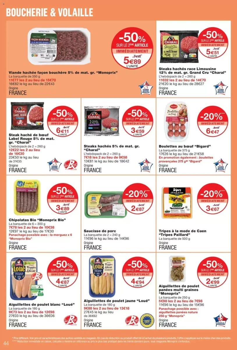 Catalogue Monoprix, page 44 sur 64