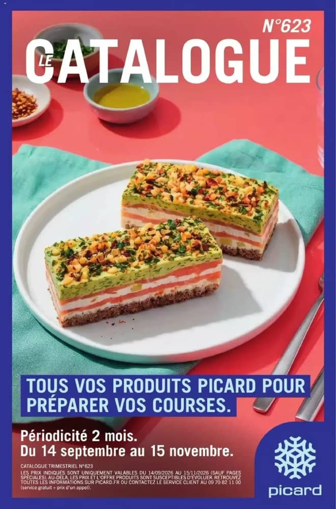 Couverture du catalogue Picard, valable 14 septembre 2026 – 15 novembre 2026