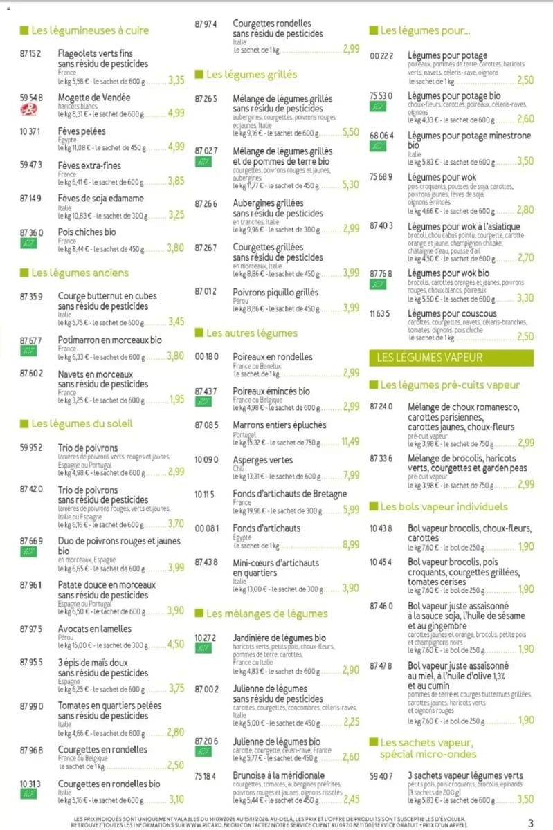 Catalogue Picard, page 3 sur 24