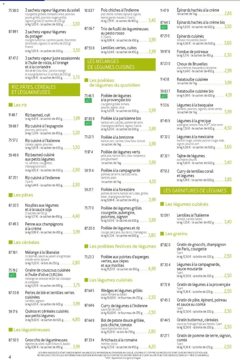 Catalogue Picard, page 4 sur 24