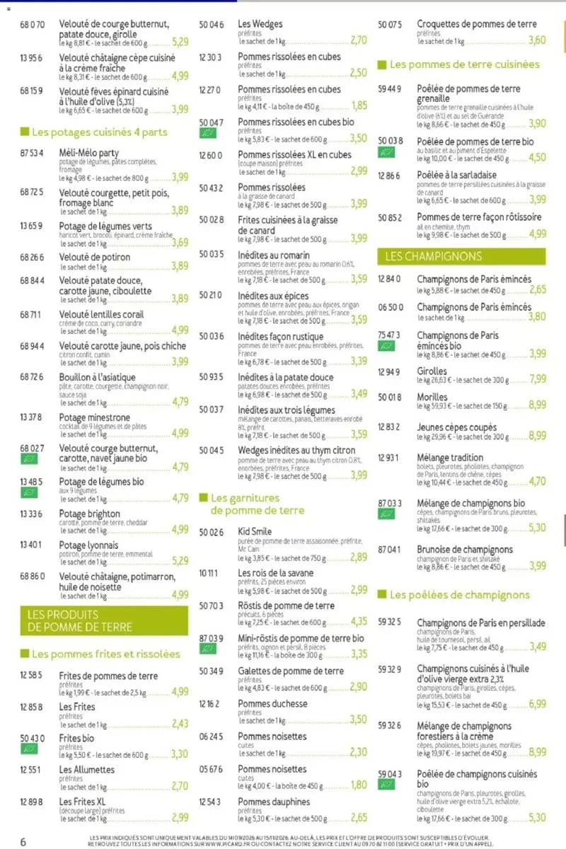 Catalogue Picard, page 6 sur 24