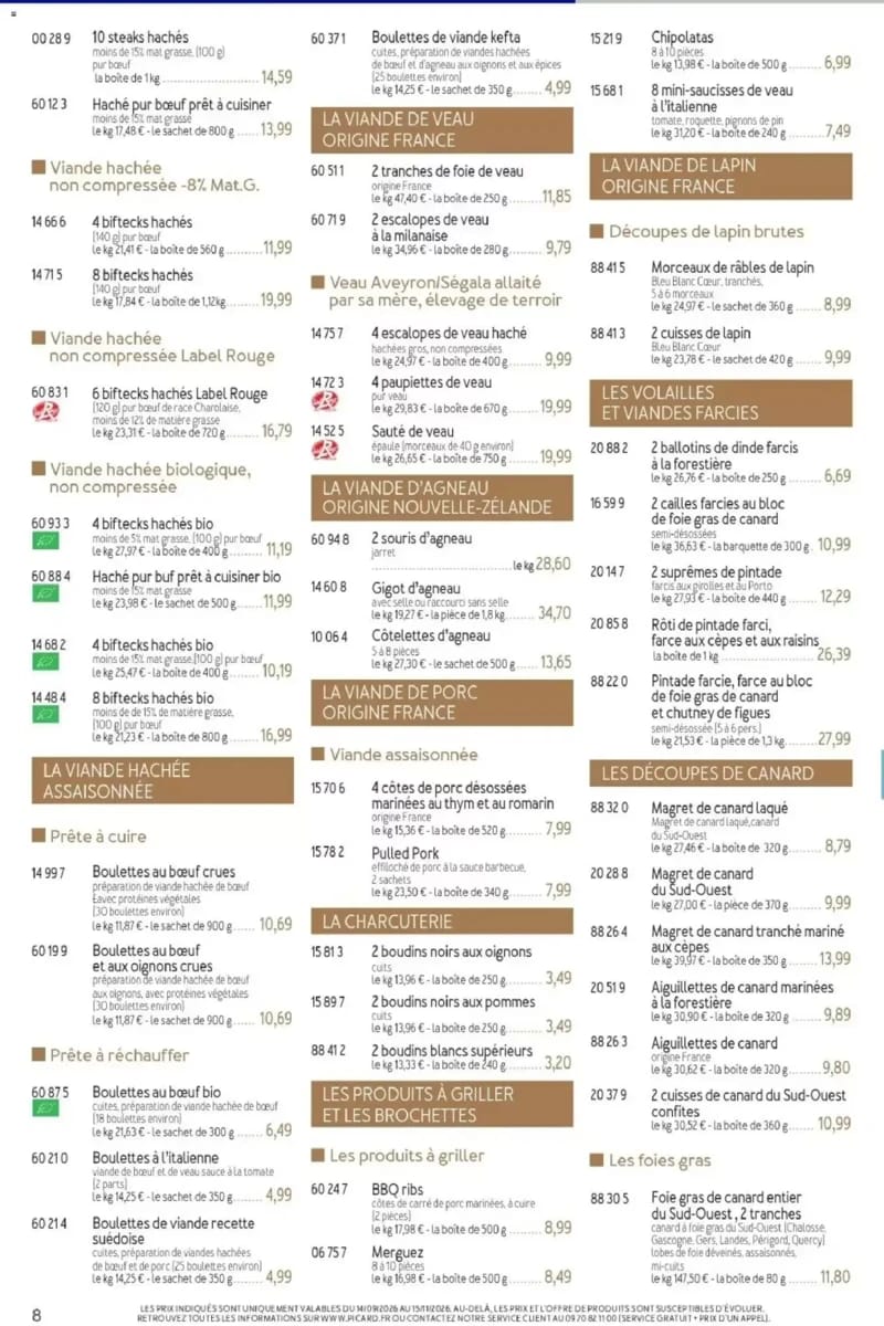 Catalogue Picard, page 8 sur 24