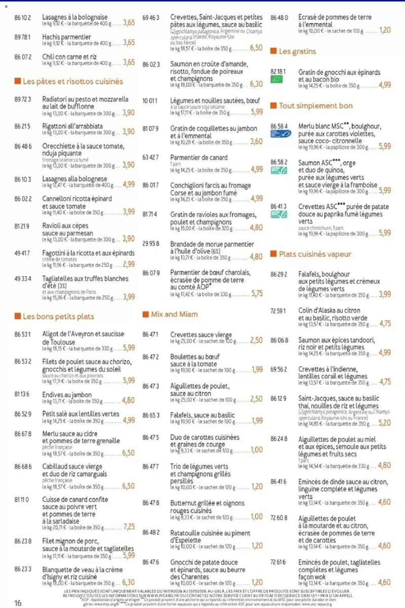 Catalogue Picard, page 16 sur 24