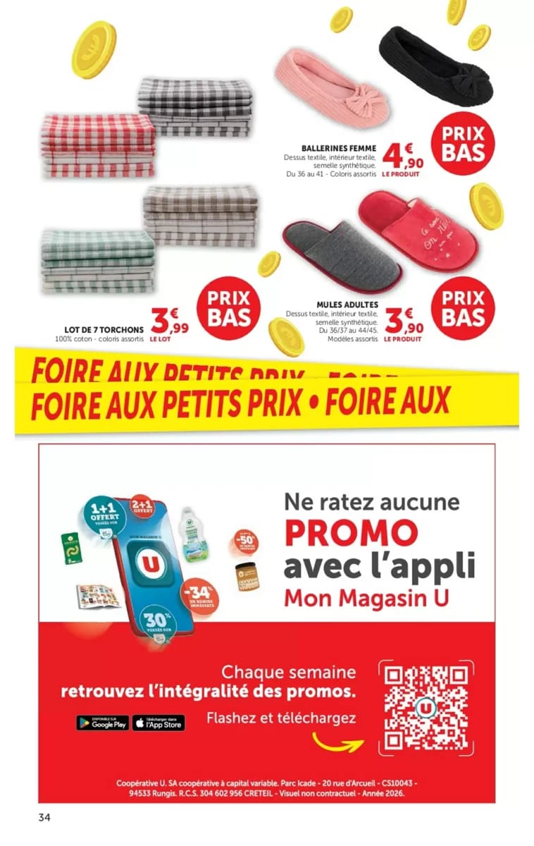 Catalogue Super U, page 34 sur 36