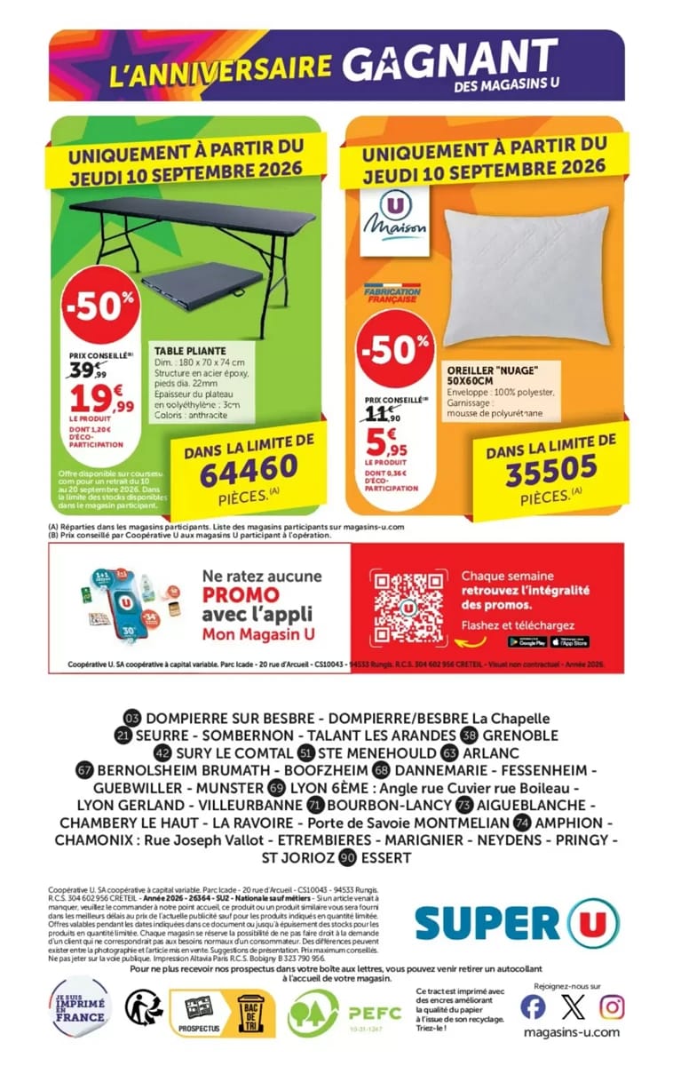Catalogue Super U, page 36 sur 36