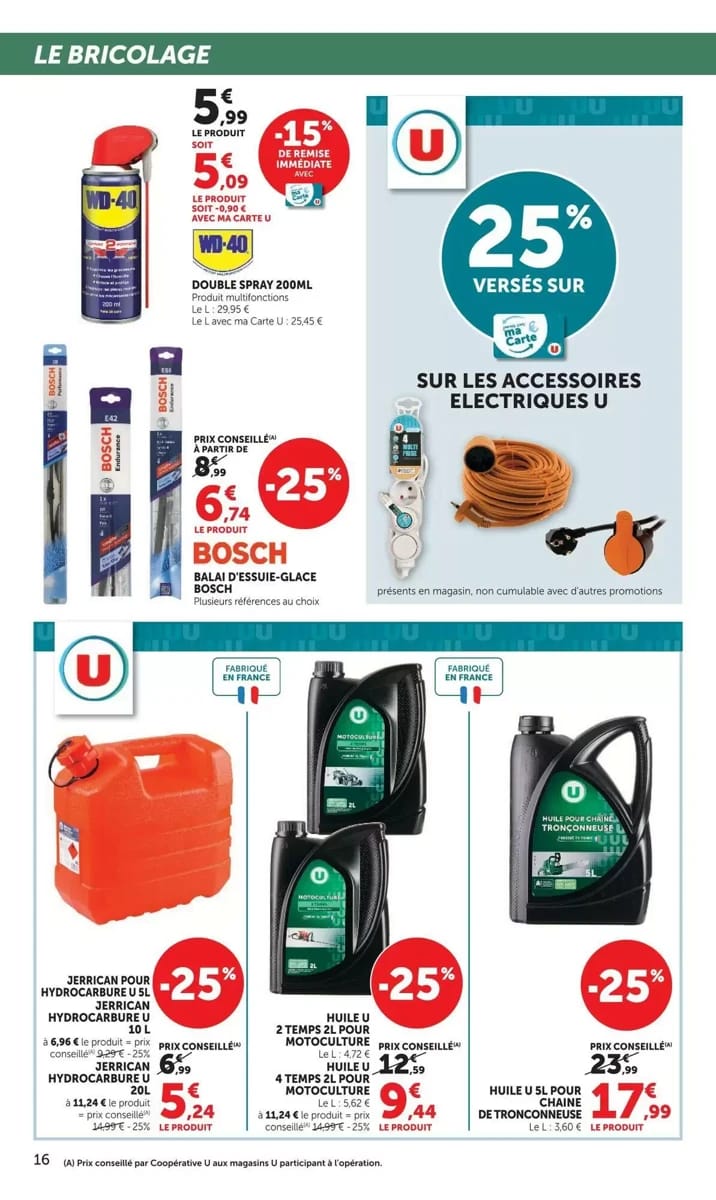 Catalogue Super U, page 16 sur 20