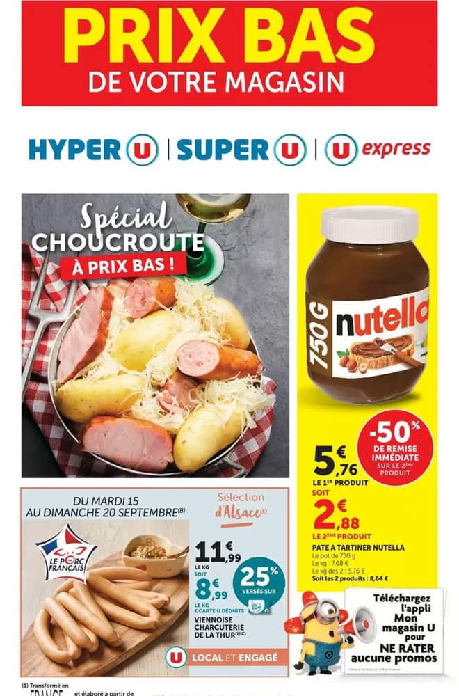 Couverture du catalogue Super U, valable 15–27 septembre 2026