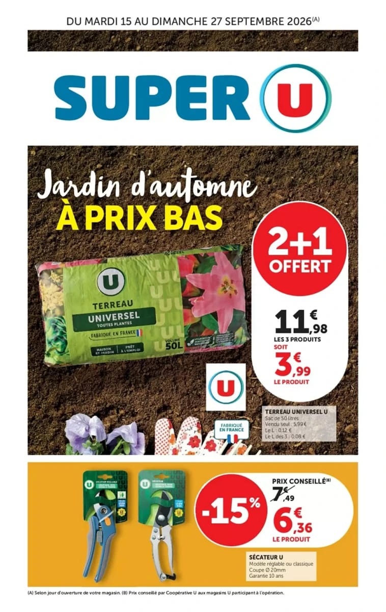 Catalogue Super U, page 1 sur 6