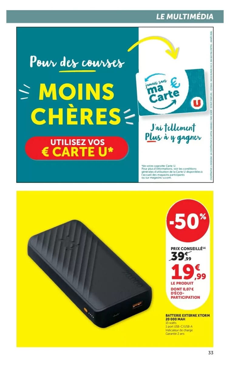 Catalogue Super U, page 33 sur 36