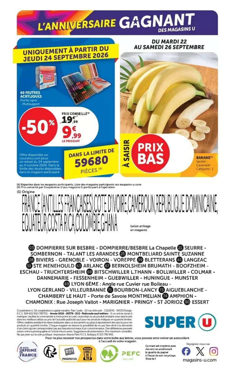 Catalogue Super U, page 36 sur 36